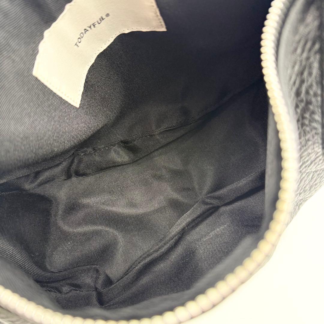 TODAYFUL Leather Wrap Bag レザーラップバッグ 黒