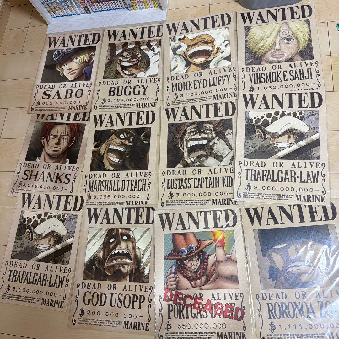 ワンピース ウォンテッドポスターセット