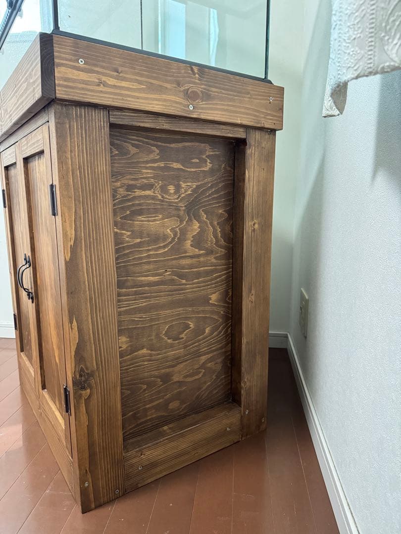 伶子　【引取り限定】GEX グラステラリウム 6045 専用台（自作）付き