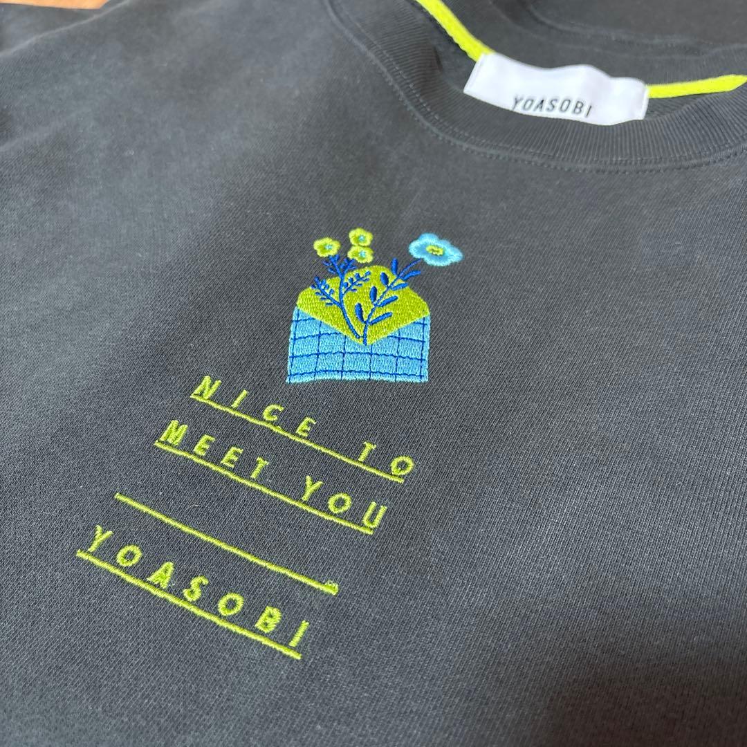 YOASOBI NICE TO MEET YOU スウェット ブラック タオル