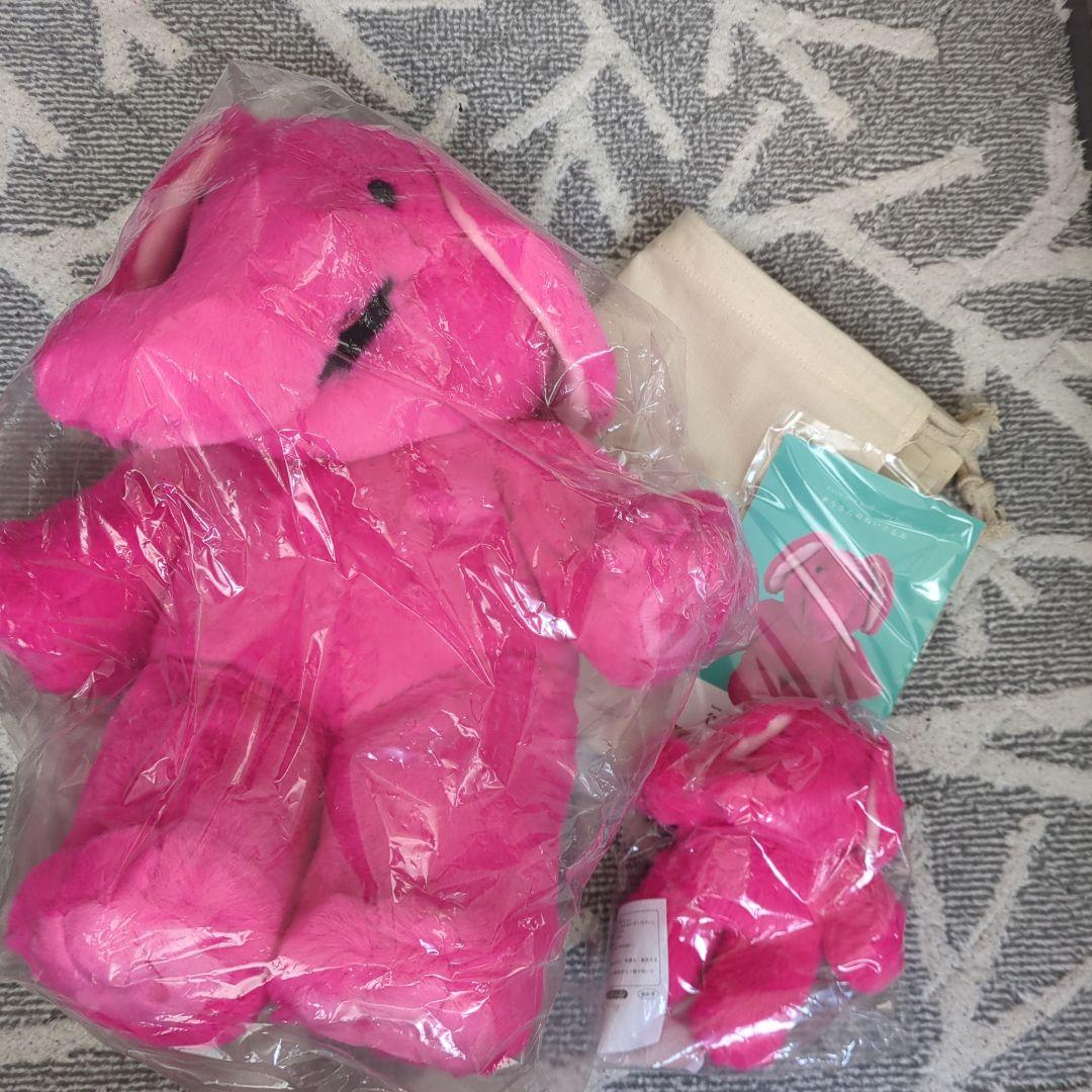 値下げ中！！COCCO 大きなピンクのぬいぐるみと小ぬいぐるみセット