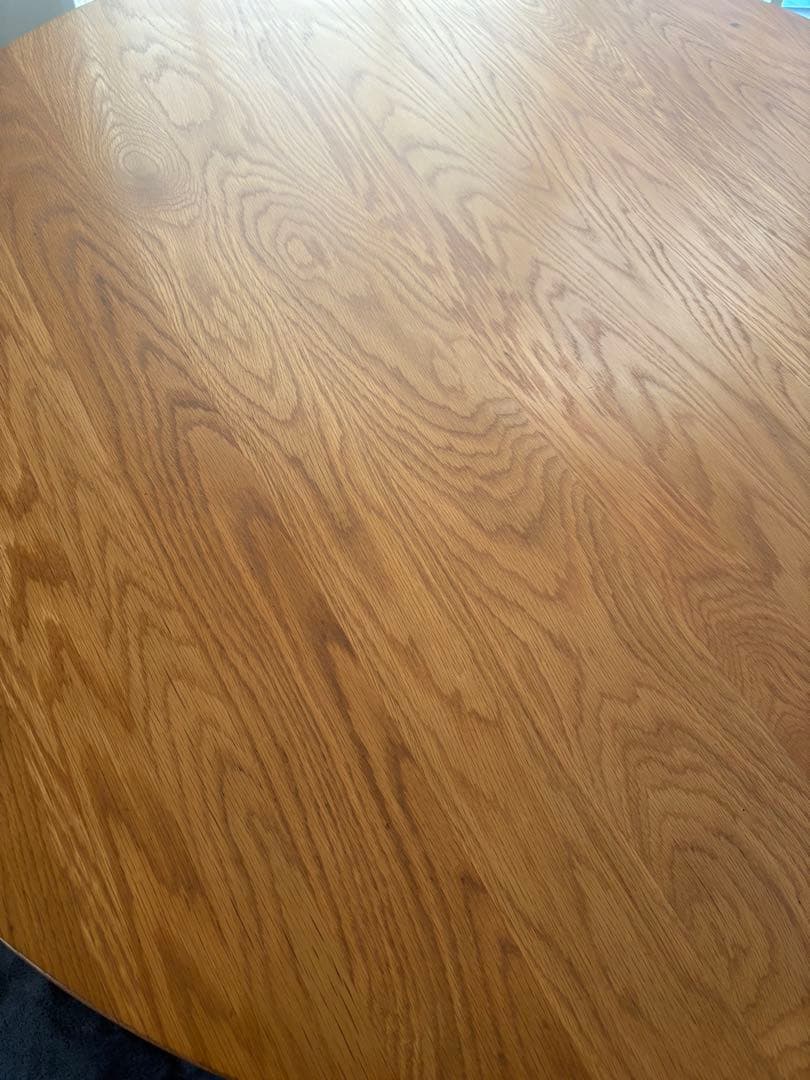 【直接引き取り希望】ダイニングテーブル 4人用 丸テーブル天然木円形