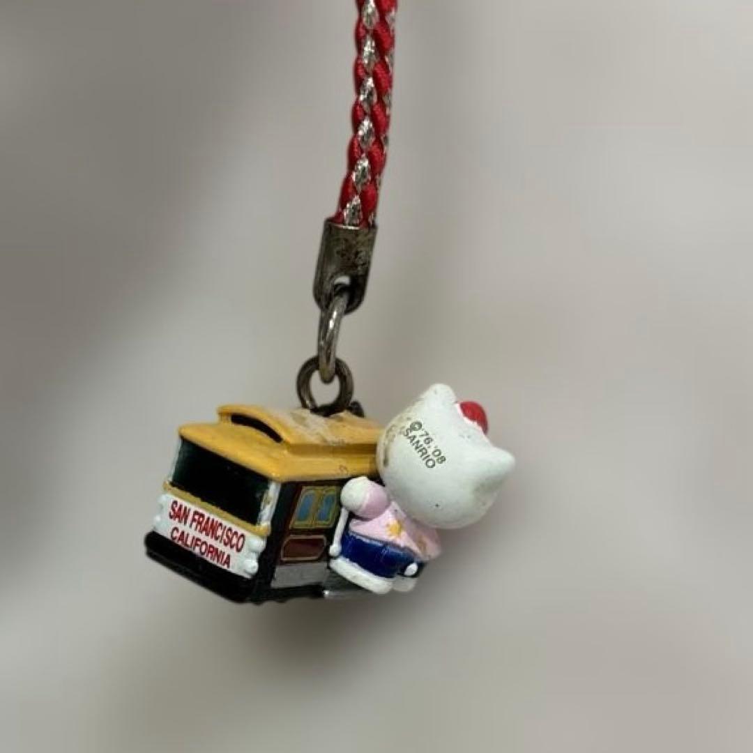 ご当地キティー　USA サンフランシスコ限定　根付　ストラップ　激レア　平成