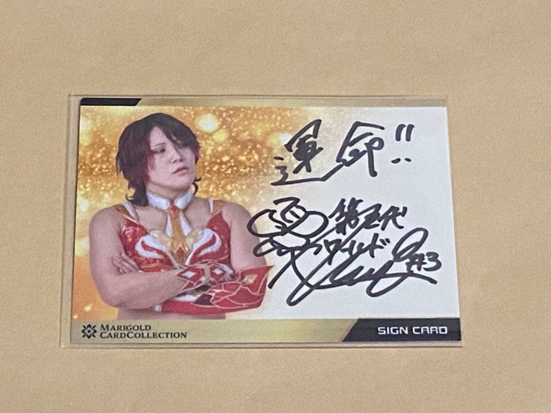 林下詩美 マリーゴールド 直筆サイン入りカード 会場限定トレカ MARIGOLD