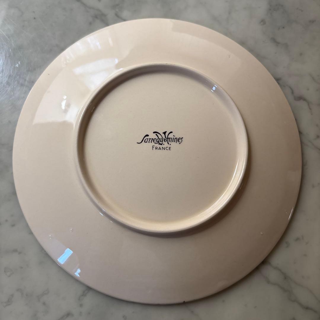 フランス　アンティーク　サルグミンヌ　プレート