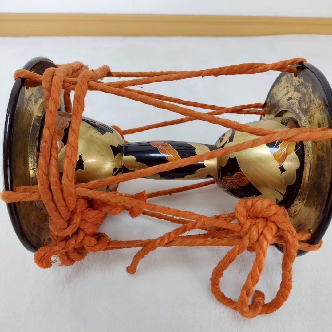 小鼓 和楽器 打楽器 締太鼓 能 歌舞伎 伝統芸能 金蒔絵 本革 雅楽おすすめ