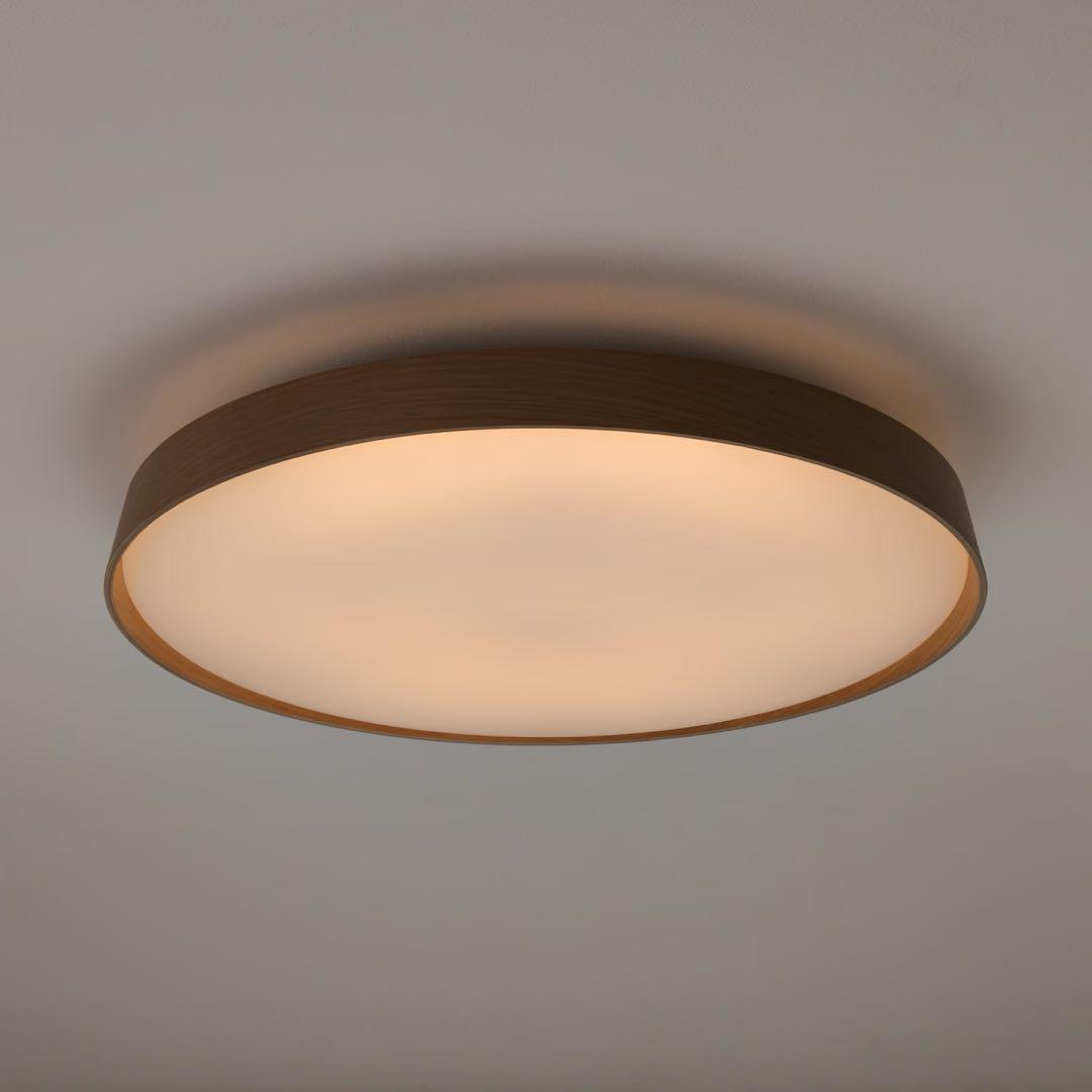 新品未使用　無印　LED 木製シーリングライト　調光調色機能付き　10畳