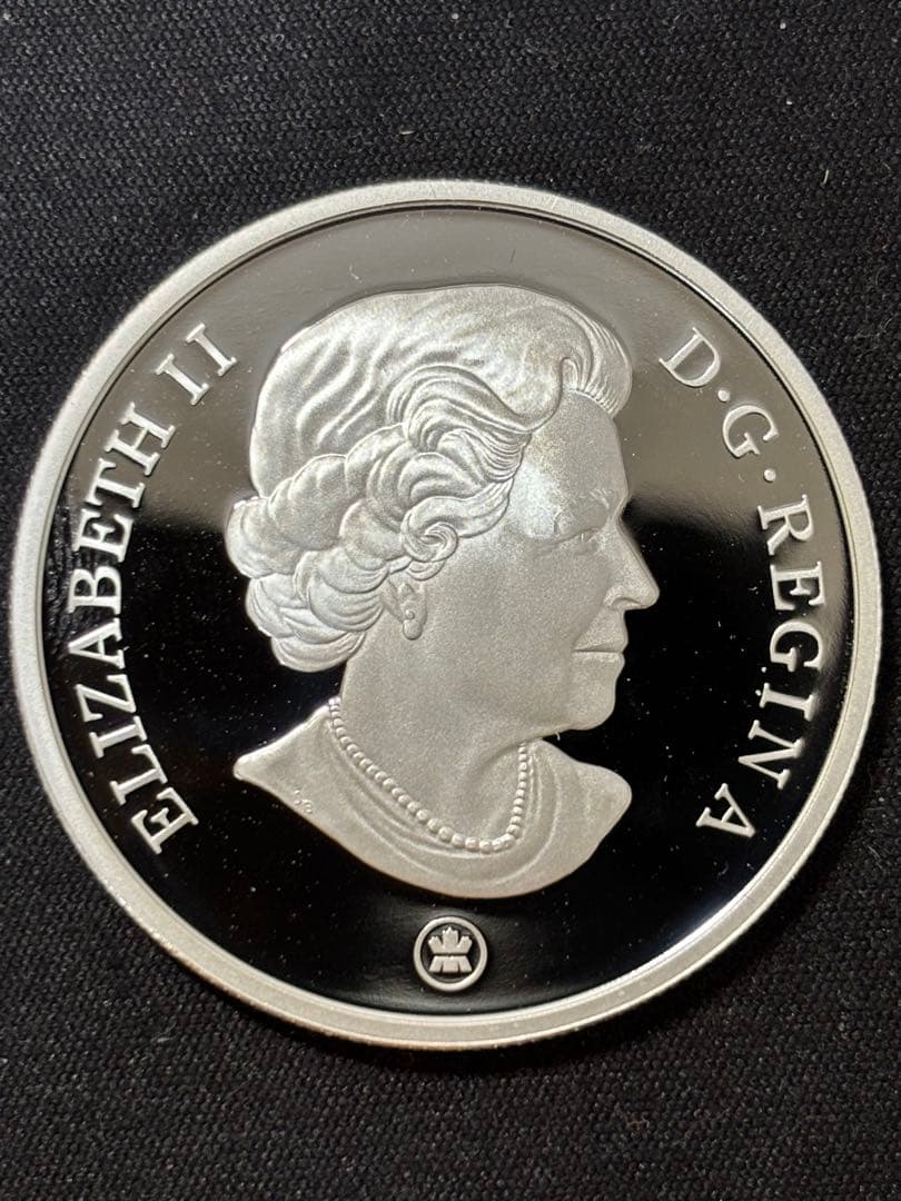 【純銀製】カナダ１９２０年炭鉱労働者採掘石炭貿易 １オンスプルーフ純銀