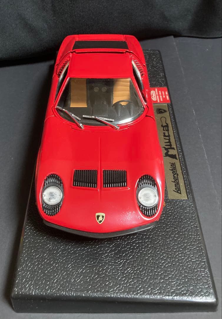 1/18 ランボルギーニ　ミウラ　レッド　2点セット