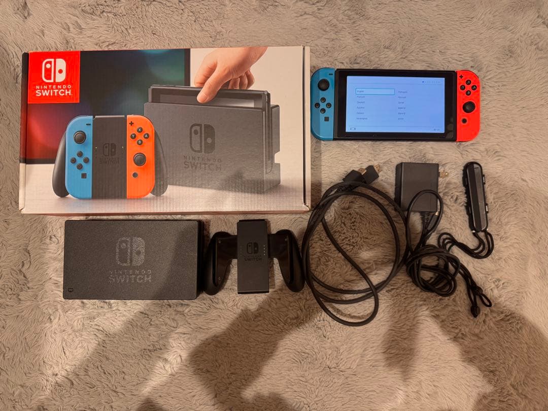 Nintendo Switch 本体 青/オレンジ Joy-Con