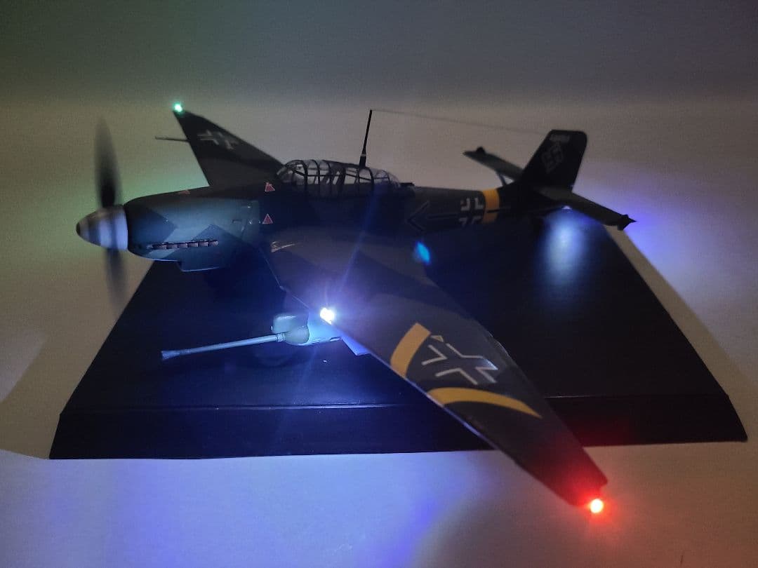 ユンカース スツーカ ju87 タンクバスター リアルモーターライズ完成品