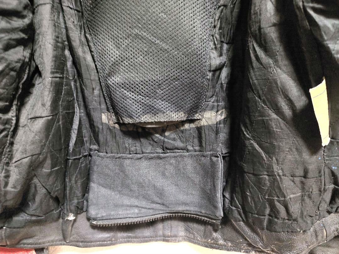 本革✪レーシングジャケット 革ジャン Esso MICHEKIN Shell