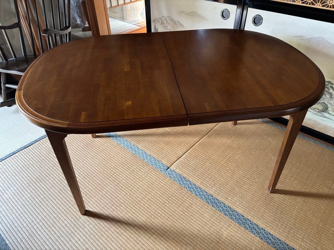 マルニ木工　日本製　定価40万以上　伸縮テーブル