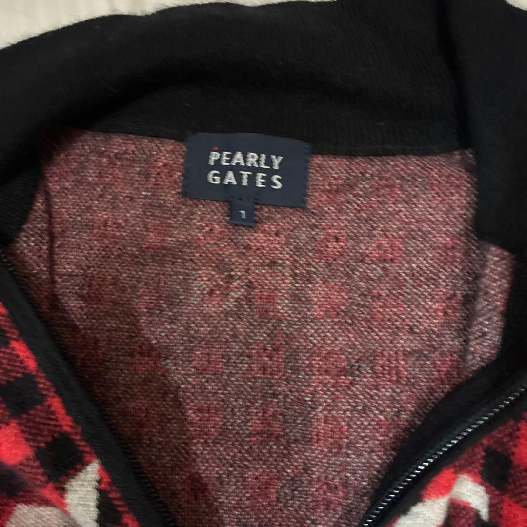 PEARLY GATES チェック柄セーター サイズ1