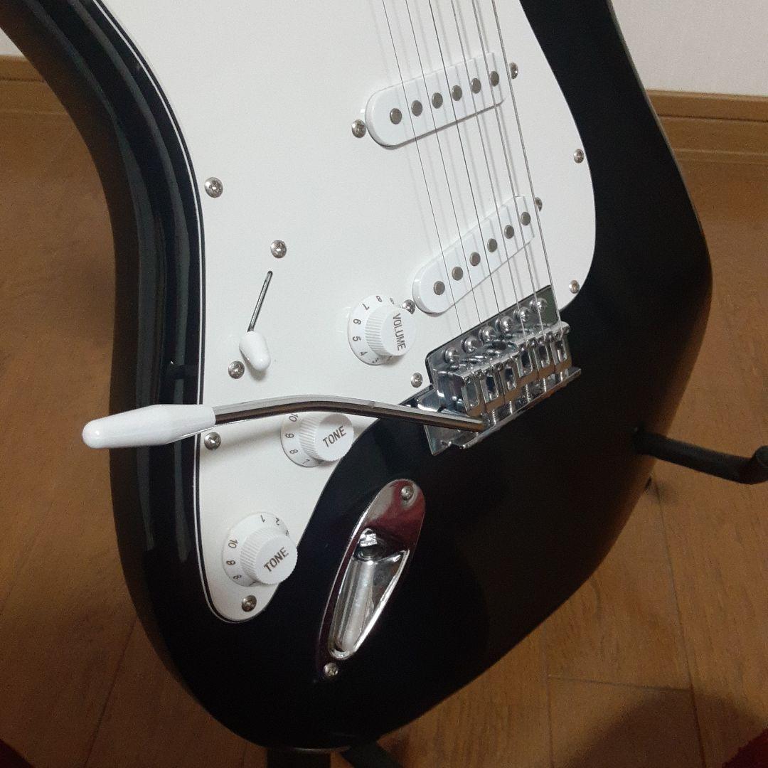 美品　SELDER 左用　レフティ ストラトギター ブラック