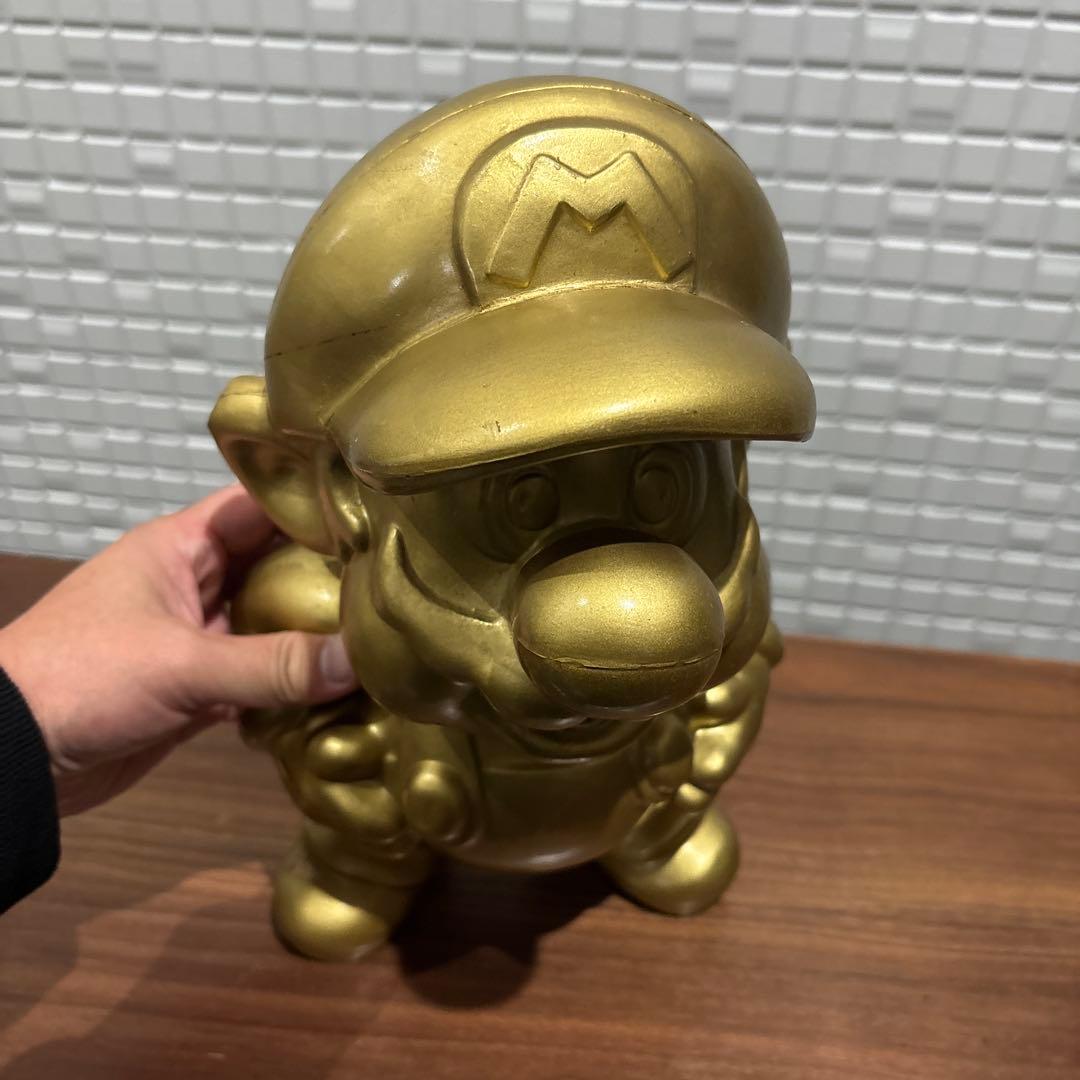 非売品 希少 任天堂 エンターテイメント 特約店用 ゴールド スーパーマリオ 像