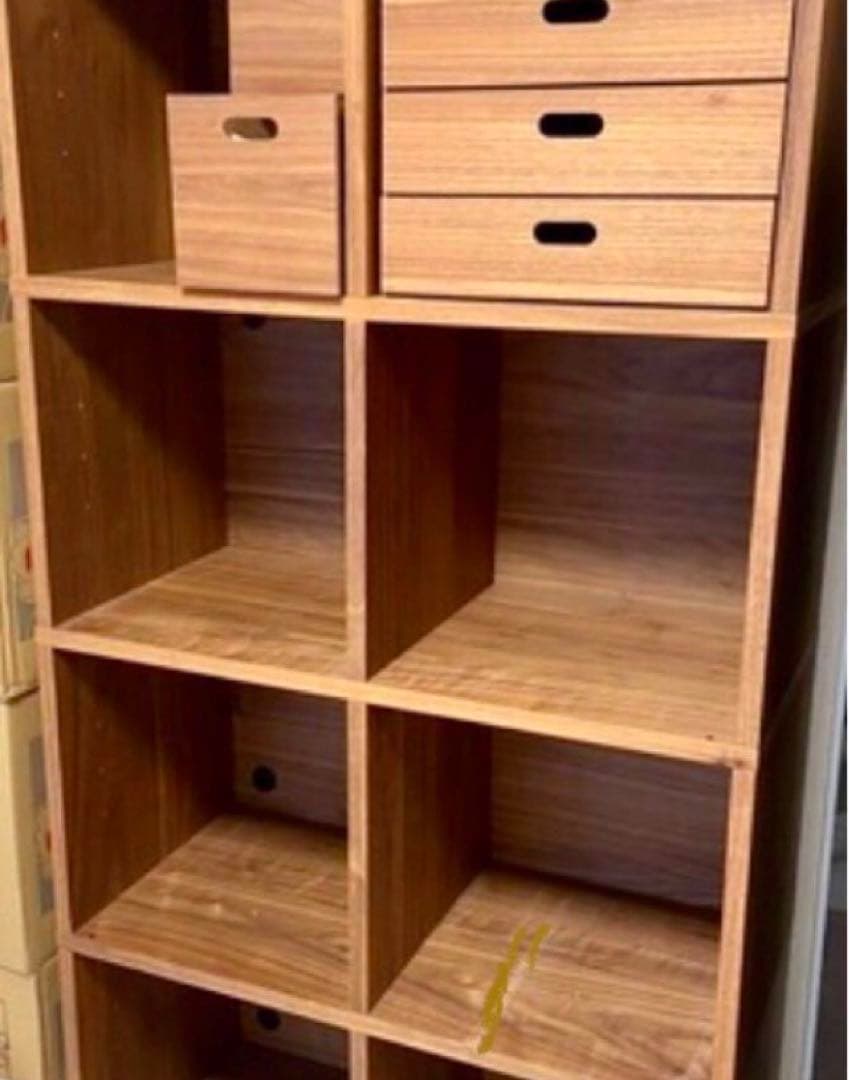 ①モンキー　無印良品シェルフ