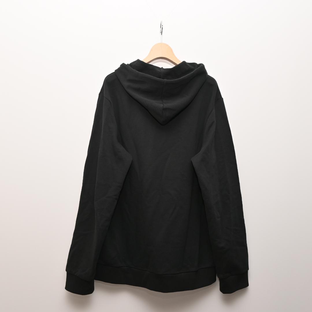 m*9様 A.P.C. アーペーセー ロゴ スウェットパーカー XL ブラック