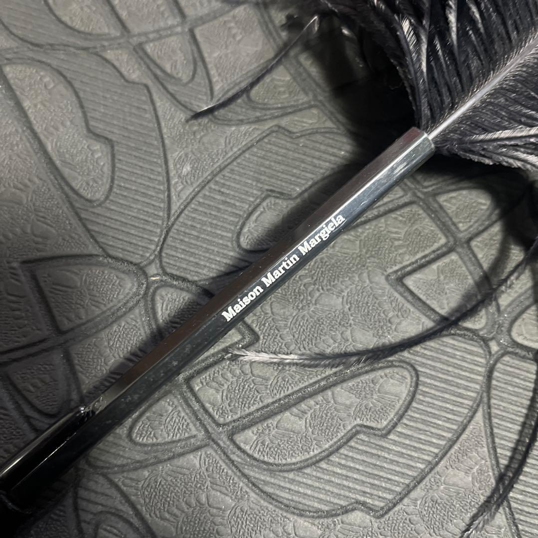激レア　Maison Martin Margiela 黒い羽ペン