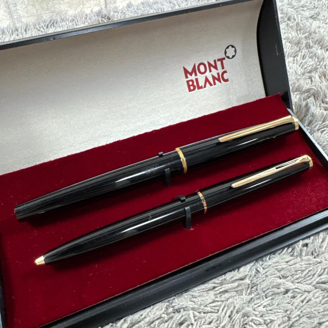MONT BLANC モンブラン 万年筆 & ボールペン ケース付き