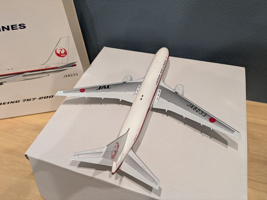 【新品・希少】JAL B 767-200 JA8233 1/200 JFOX