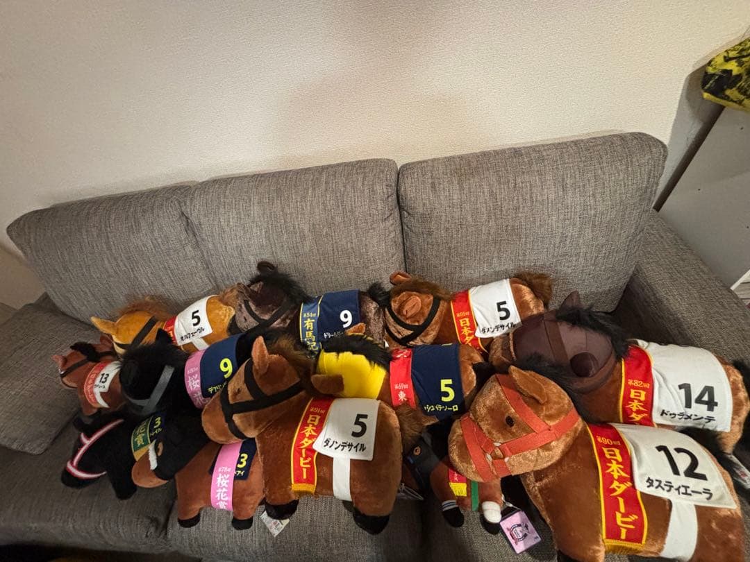 競走馬　ぬいぐるみまとめ売り17頭