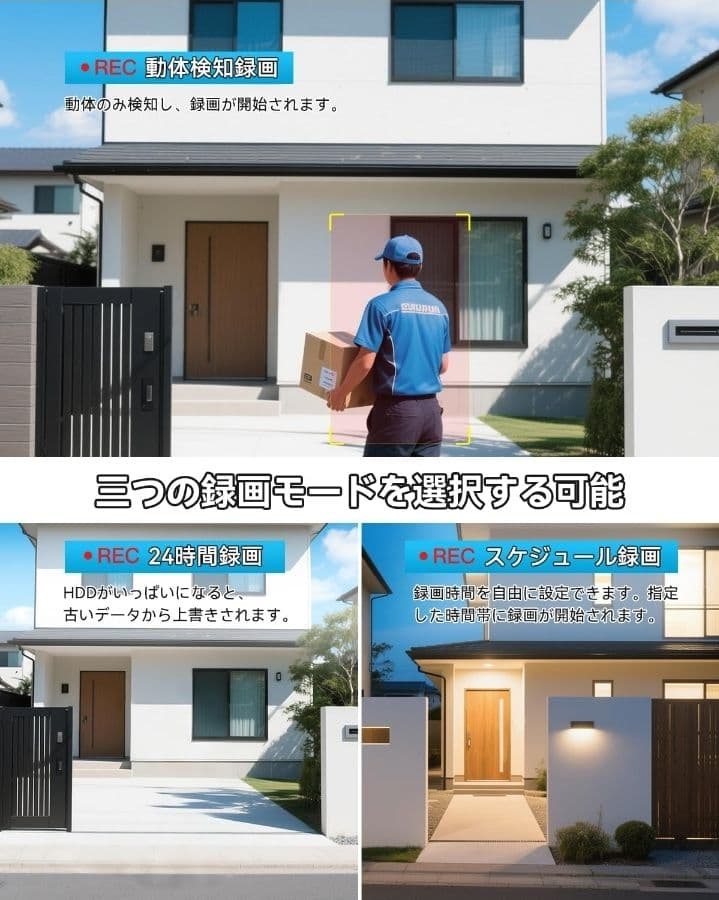 ★最安値　防犯カメラ 屋外 ワイヤレス 500万画素対応 4台セット新品未使用