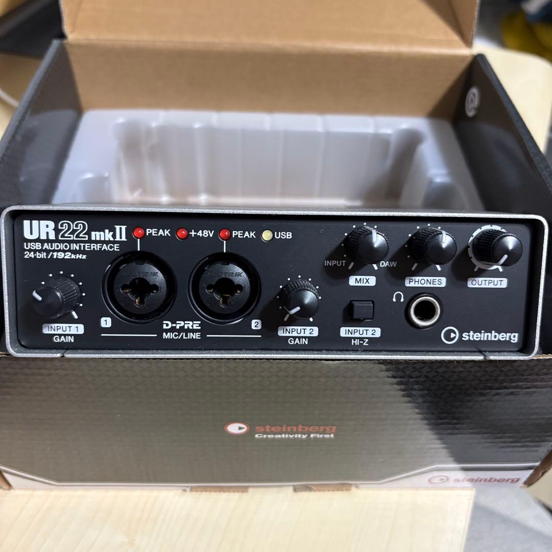 Steinberg UR22 mk II オーディオインターフェイス