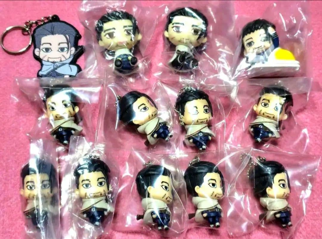 【13点セット】ゴールデンカムイ 尾形百之助 フィギュアキーホルダー