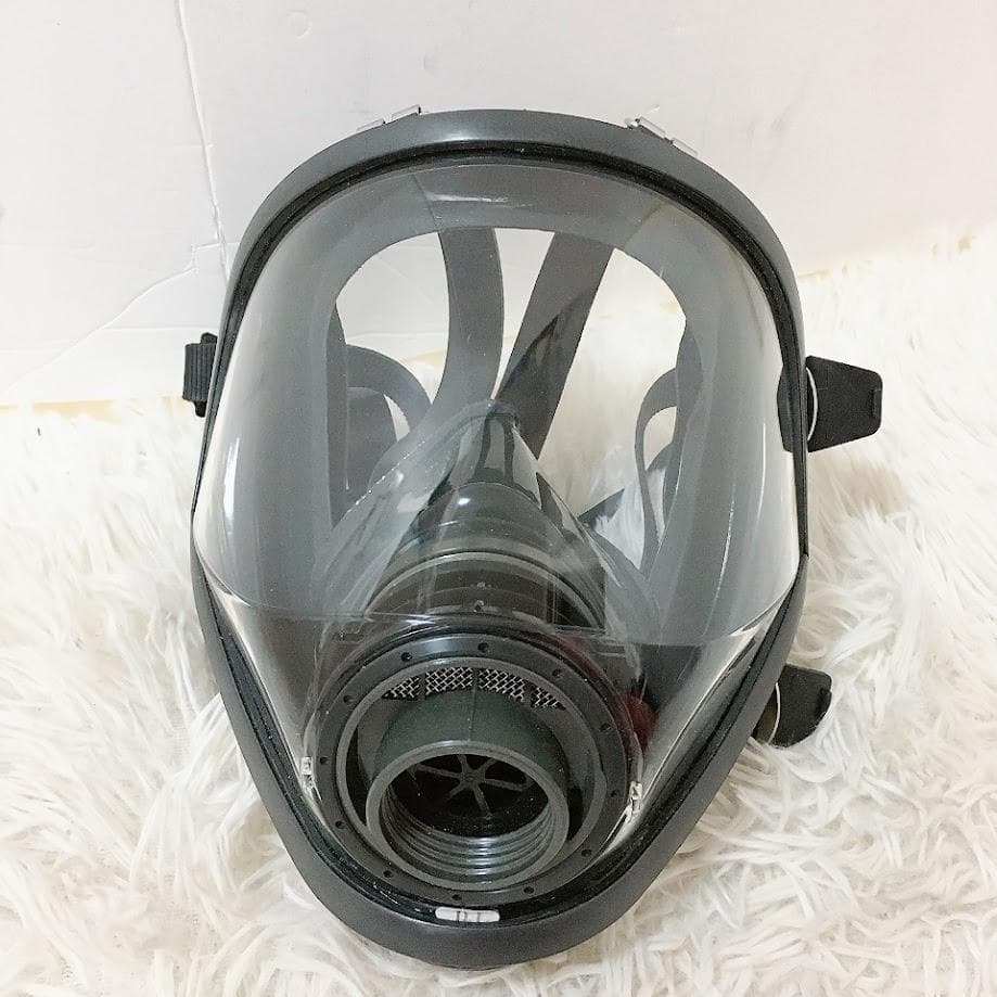 重松 GM164 防毒マスク シゲマツ 直結式 Mサイズ 【中古品】