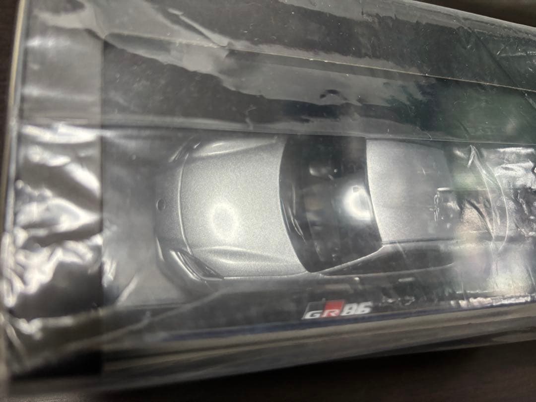 新型GR86 カラーサンプル ミニカー アイスシルバーメタリック シュリンク付