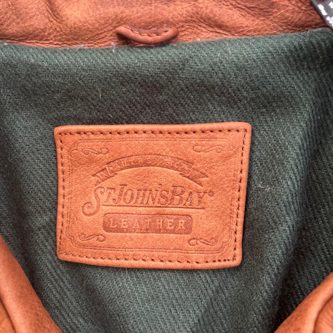 レザージャケット　セントジョンズベイ　ブラウン茶色　本革　ボンバーフライト90s