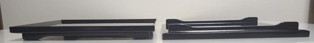 輪島塗　真塗　脚付き会席膳5客セット　　　　塗師 若島量平