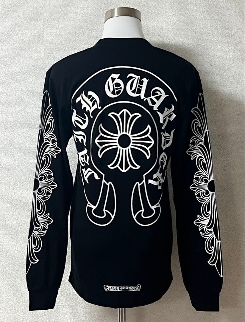 CHROME HEARTS クロムハーツ 長袖Tシャツ ロンT ブラック