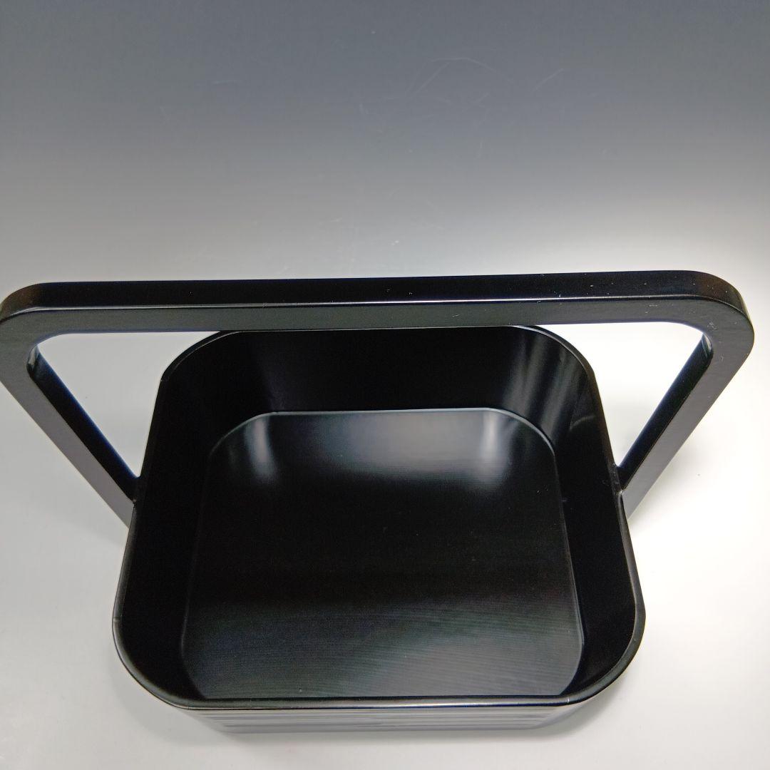 値下げ茶道具　宗恵　黒一関塗虫籠　莨盆　 共箱　美品