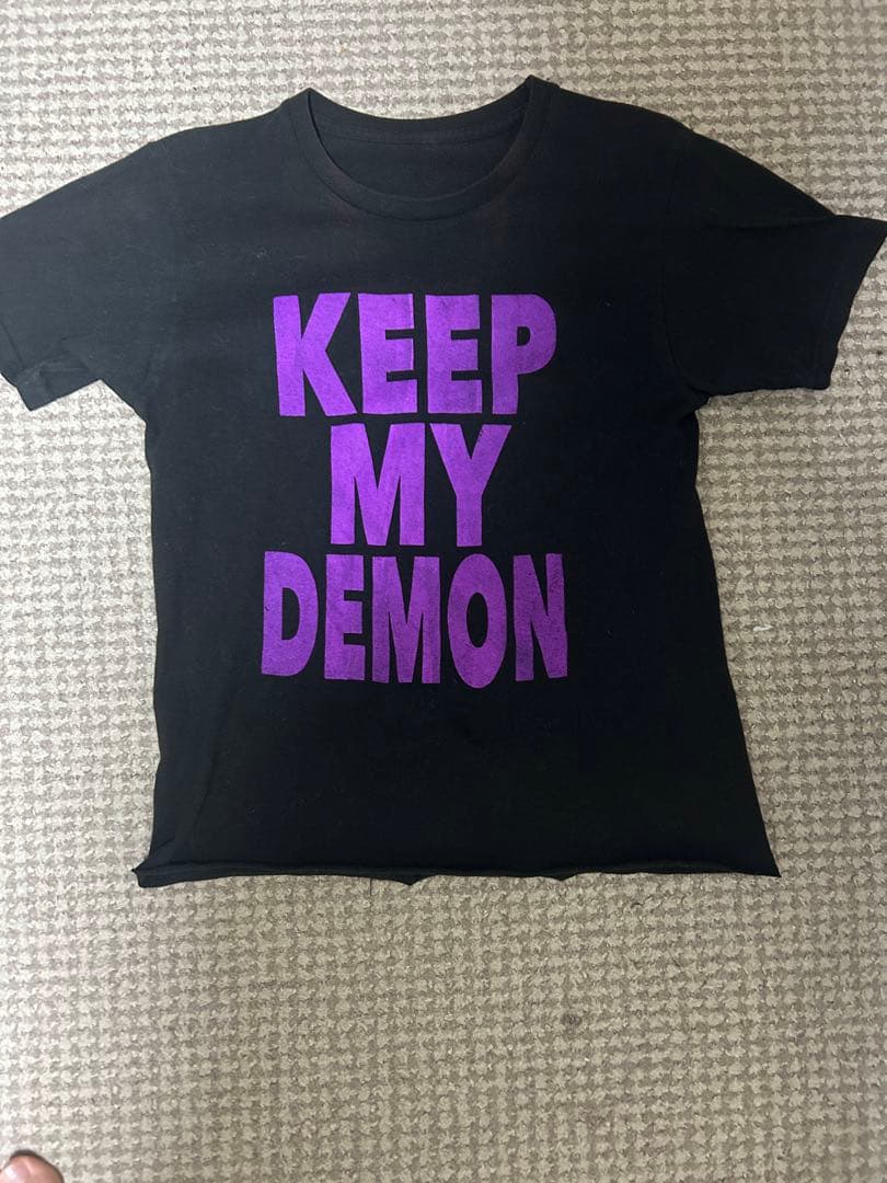 KEEP MY DEMON Tシャツ 黒
