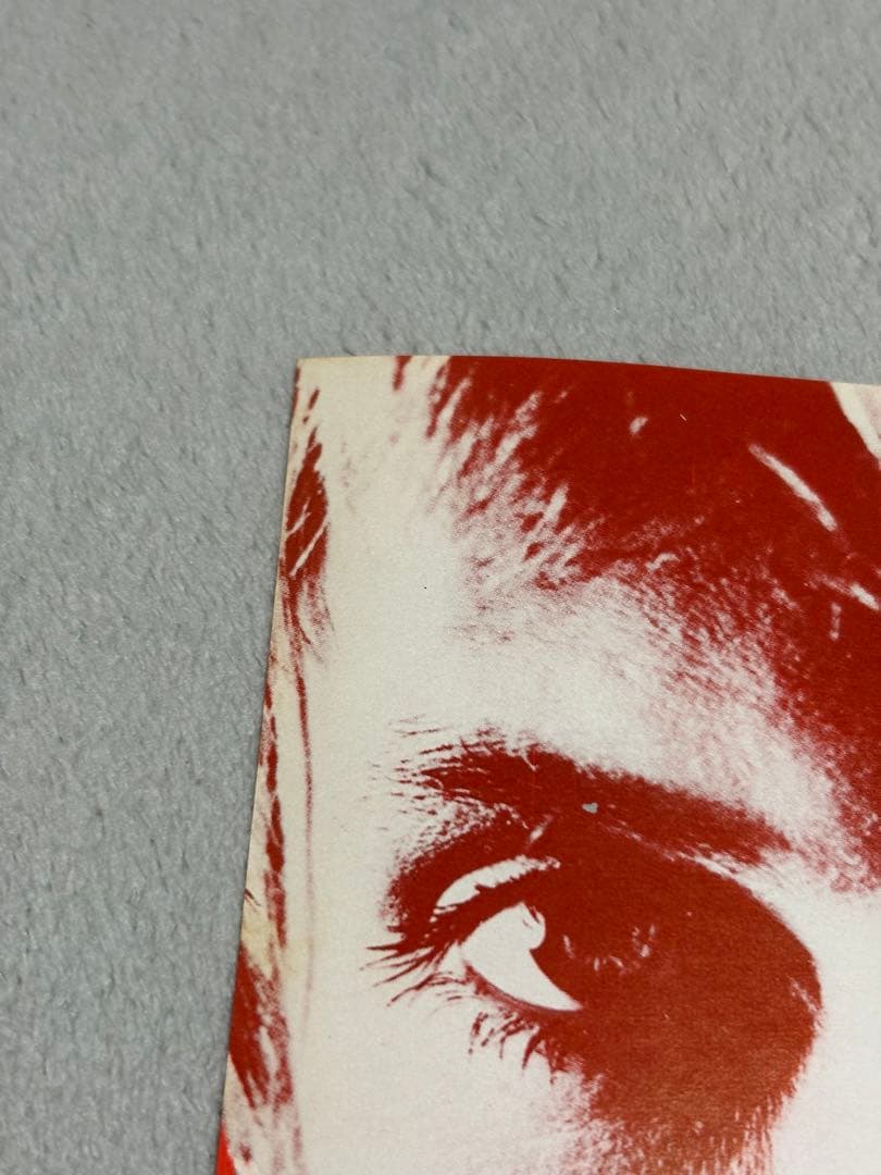 David Bowie 初来日告知フライヤー 52年前の物