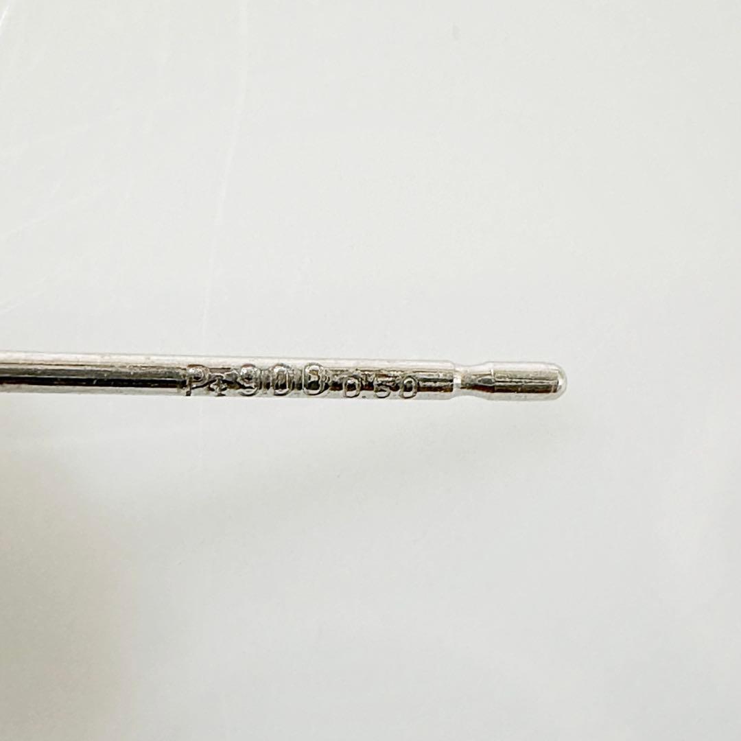 数量限定！Pt ブラックダイヤ 1.00ct Ptダブルロックキャッチ付き