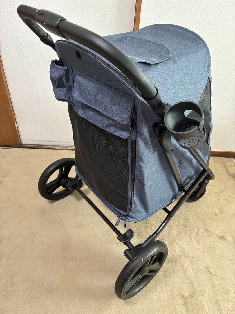 smooca 大型ペットカート キャリー 大型 デニム　保証書付き