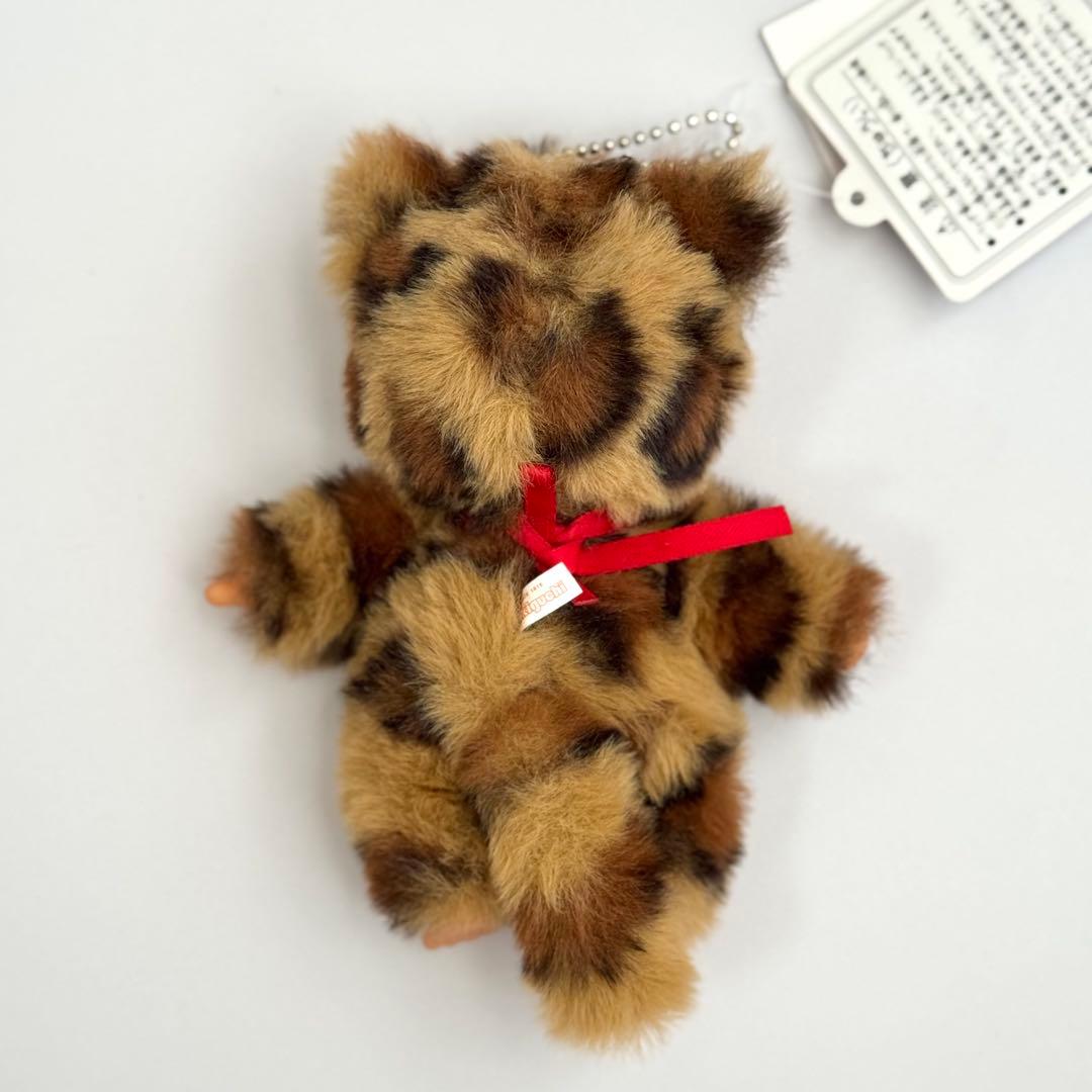 カスタム モンチッチSSキーチェーン ヒョウ柄（ブラウン)