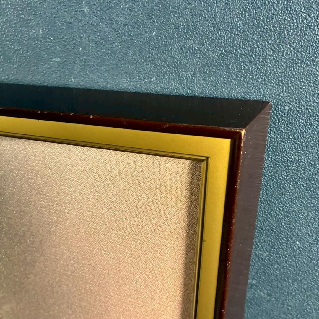 【最終値下げ】山口蓬春「富貴花」日本画 肉筆 山口英極シール有 金地 扇面