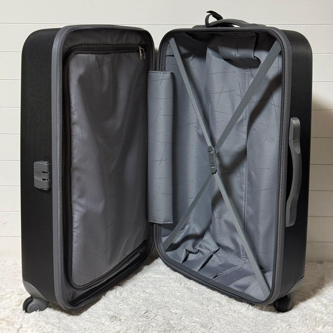 美品✨サムソナイト　ハードシェル　キャリーケース　ブラック　大容量　4輪