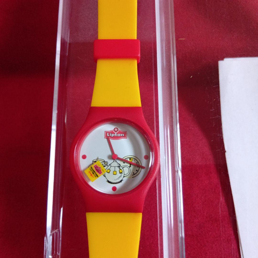リプトン　Lipton キャラクター時計 抽選当選品　　電池交換済　稼働確認済