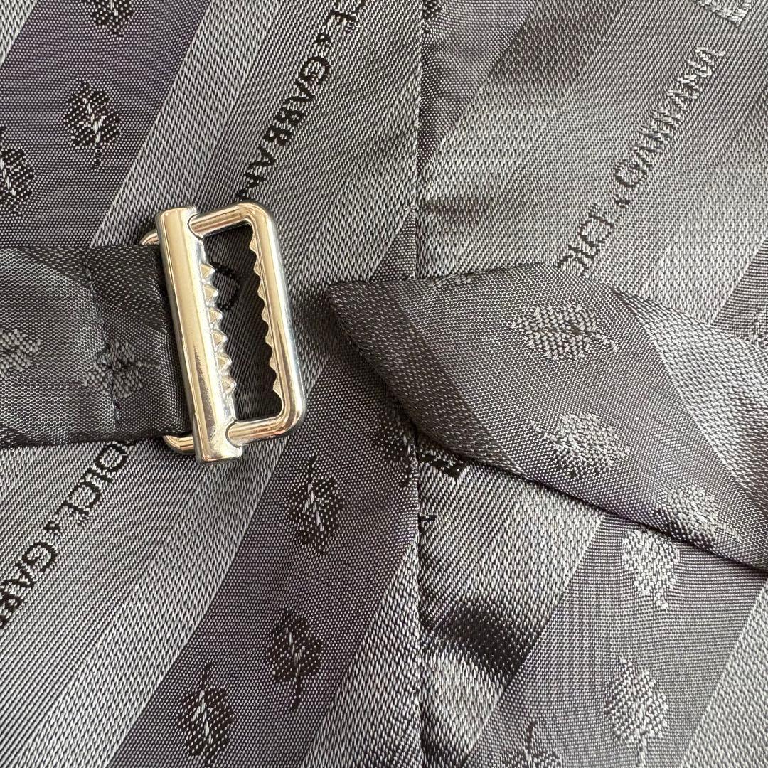 新品タグ付 ドルチェ&ガッバーナ パッチワークベスト ウール ジレ L 黒