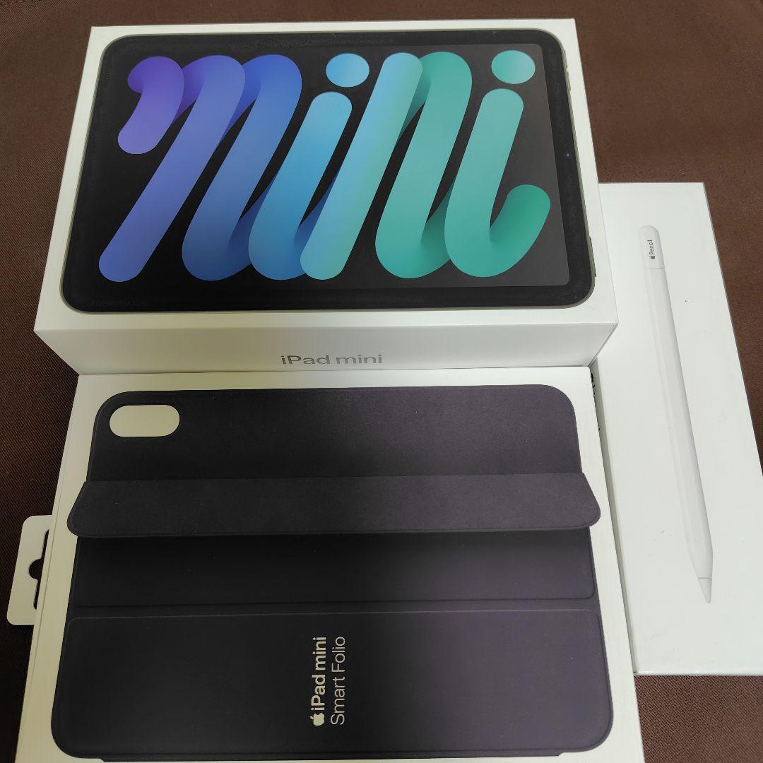 iPad本体 iPad mini + Apple Pencil + Smart Folio