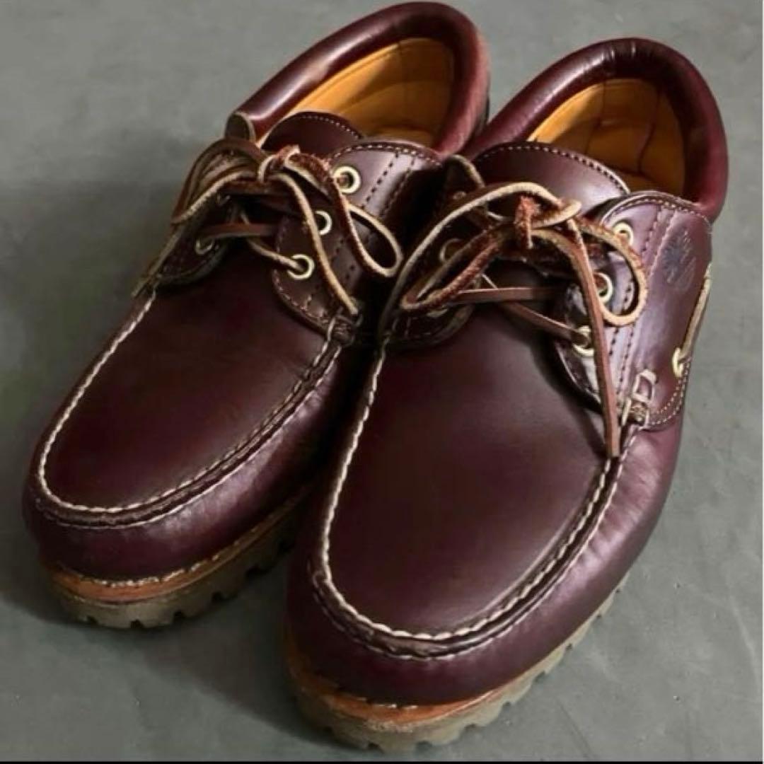最終価格◎Timberland 3EYE バーガンディ 26.5センチ