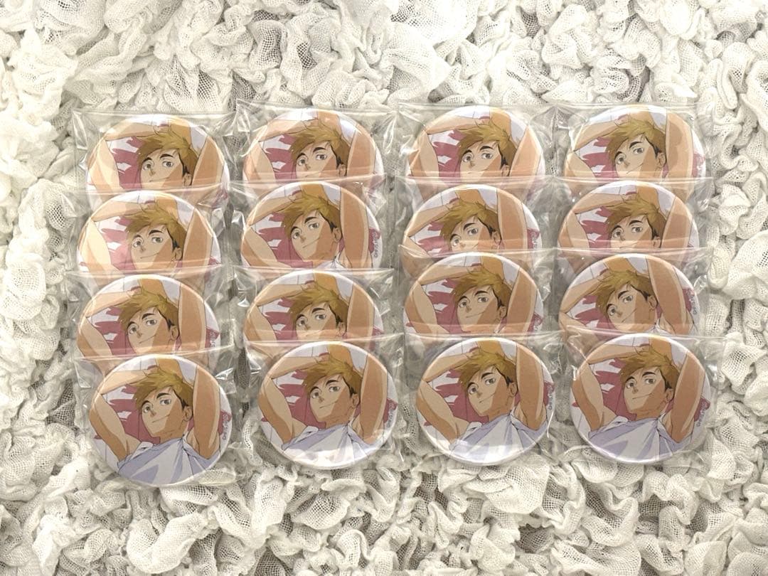 ハイキュー!! 宮侑 文房具カフェ 缶バッジ 16点