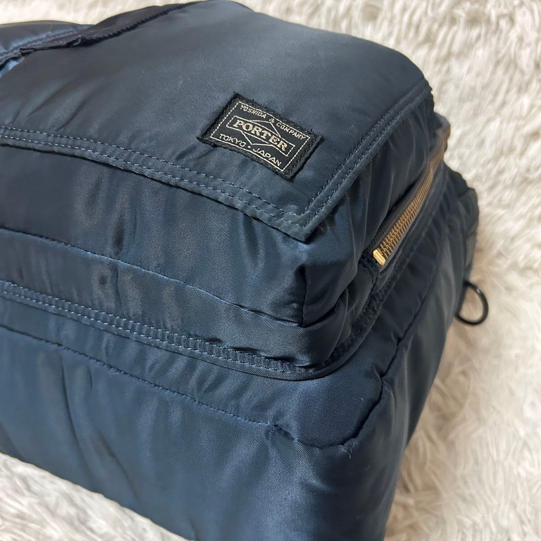 ⭐️極美品⭐️ポーター PXタンカー ブリーフケース ビジネスリュック ネイビー