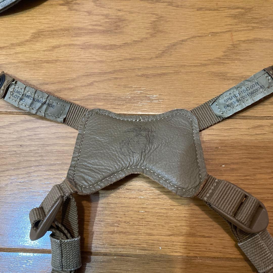 実物 LWH MARPAT ヘルメットカバー チンストラップ セット M-L