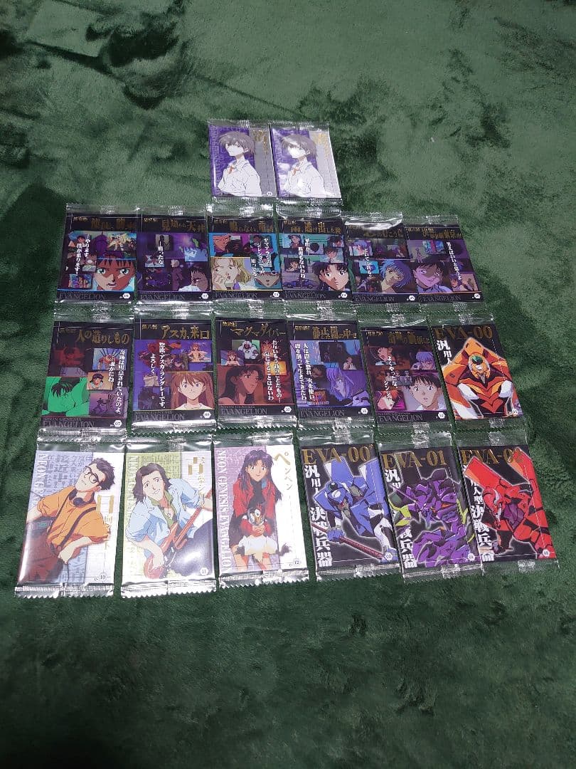 希少品 chap.1&2&3のみ 内袋未開封 エヴァンゲリオンウェハースカード